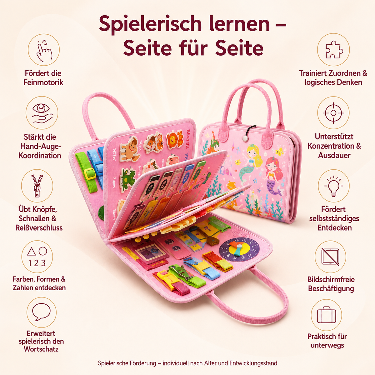 MiniMontessori - Beschäftigungsbuch